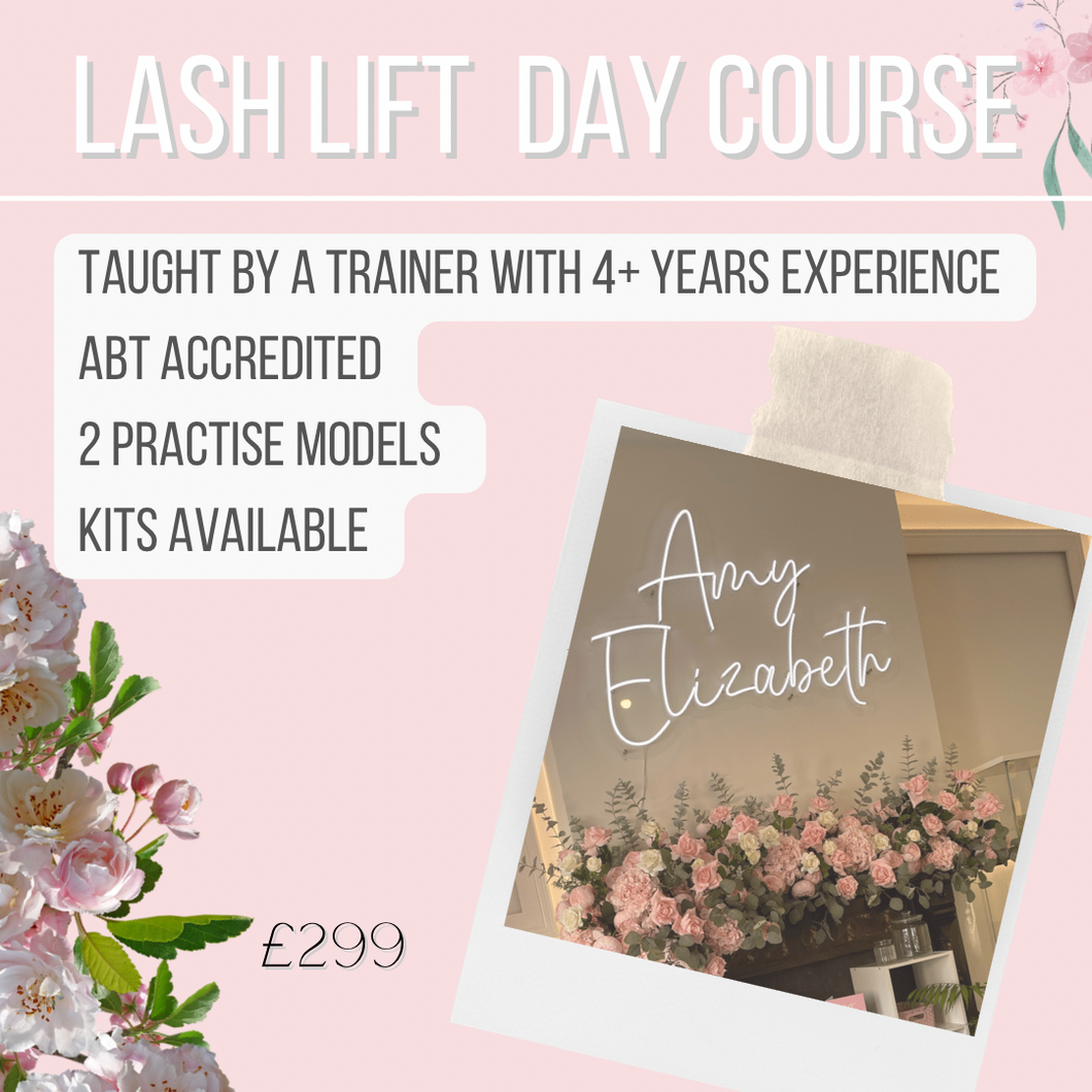 Lash Lift And Tint Day Course